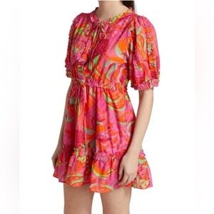 Fruit Brush Mini Dress by Farm Rio Size M